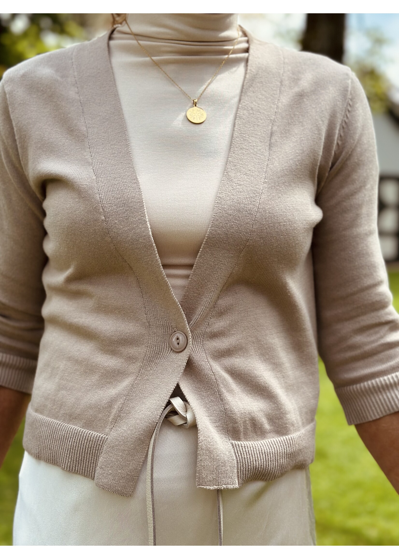 Ze-Ze Ze-Ze Kira cardigan beige