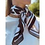 Bibi shawl brown flower print One Size