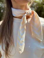 Bibi shawl yellow dots print One Size