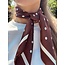 Bibi shawl brown dots print One Size