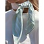 Bibi shawl mint green dots print One Size