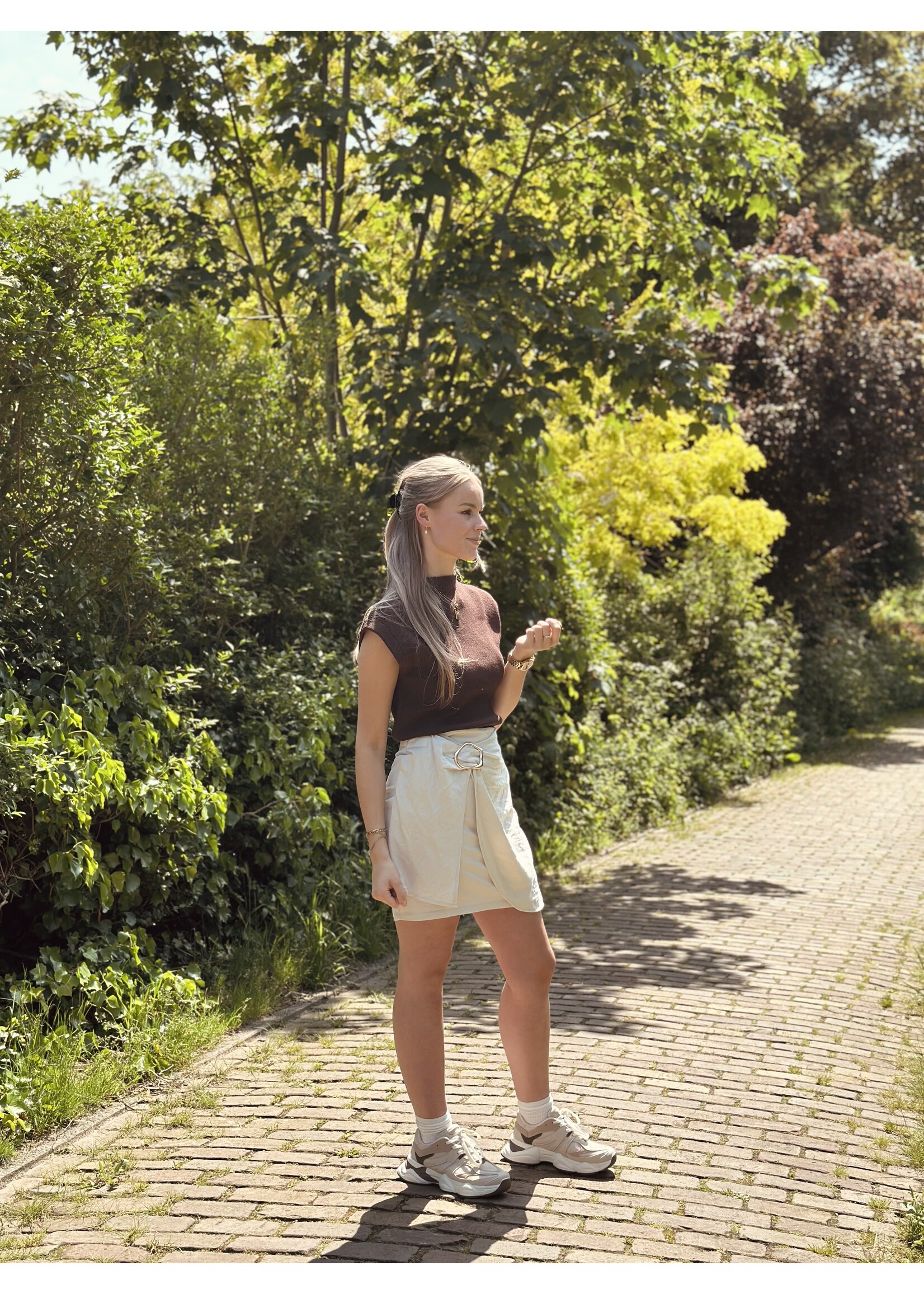Anita skirt beige