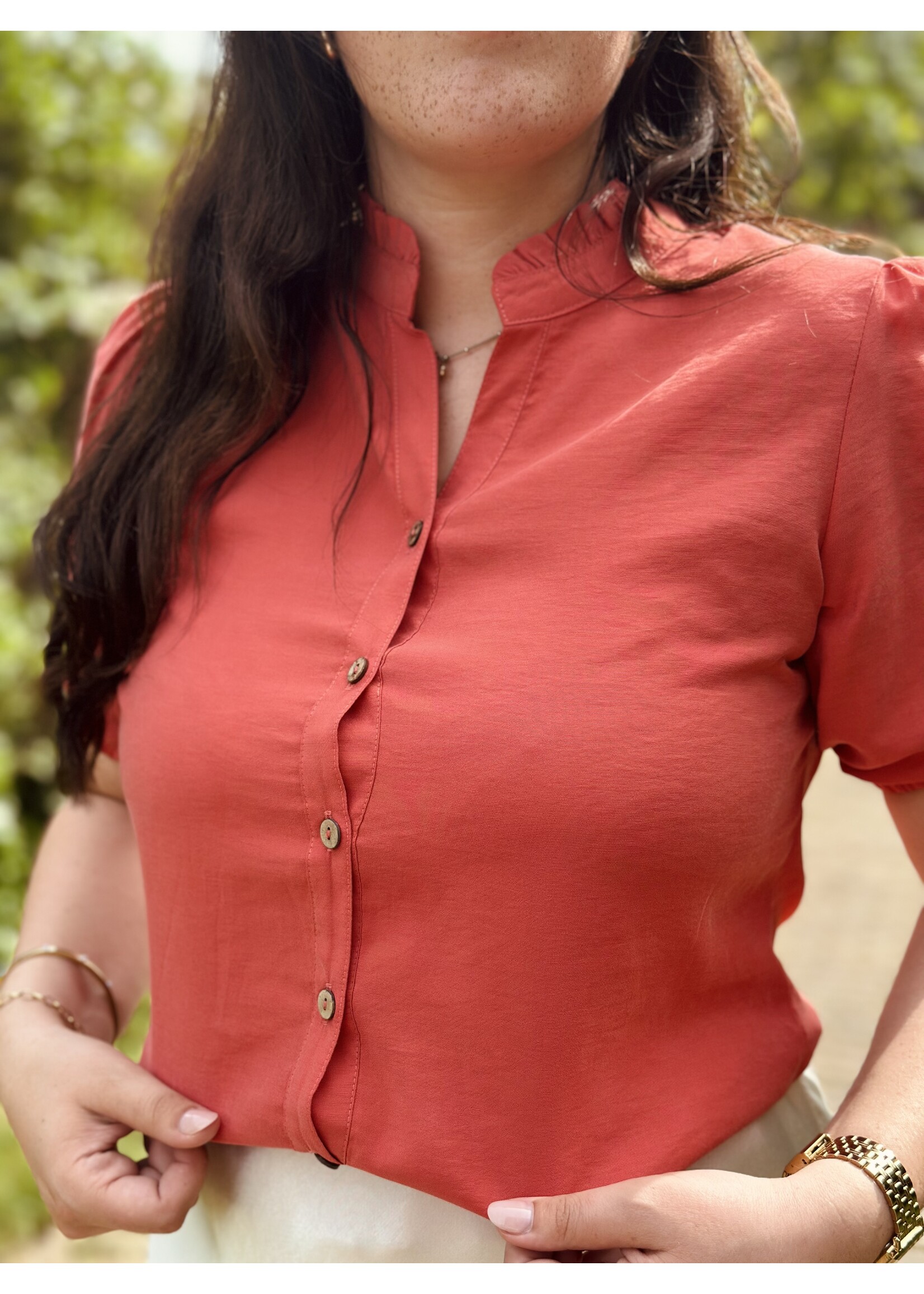 Elvira Elvira Elodi blouse brique