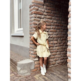 Megan set skirt + top yellow