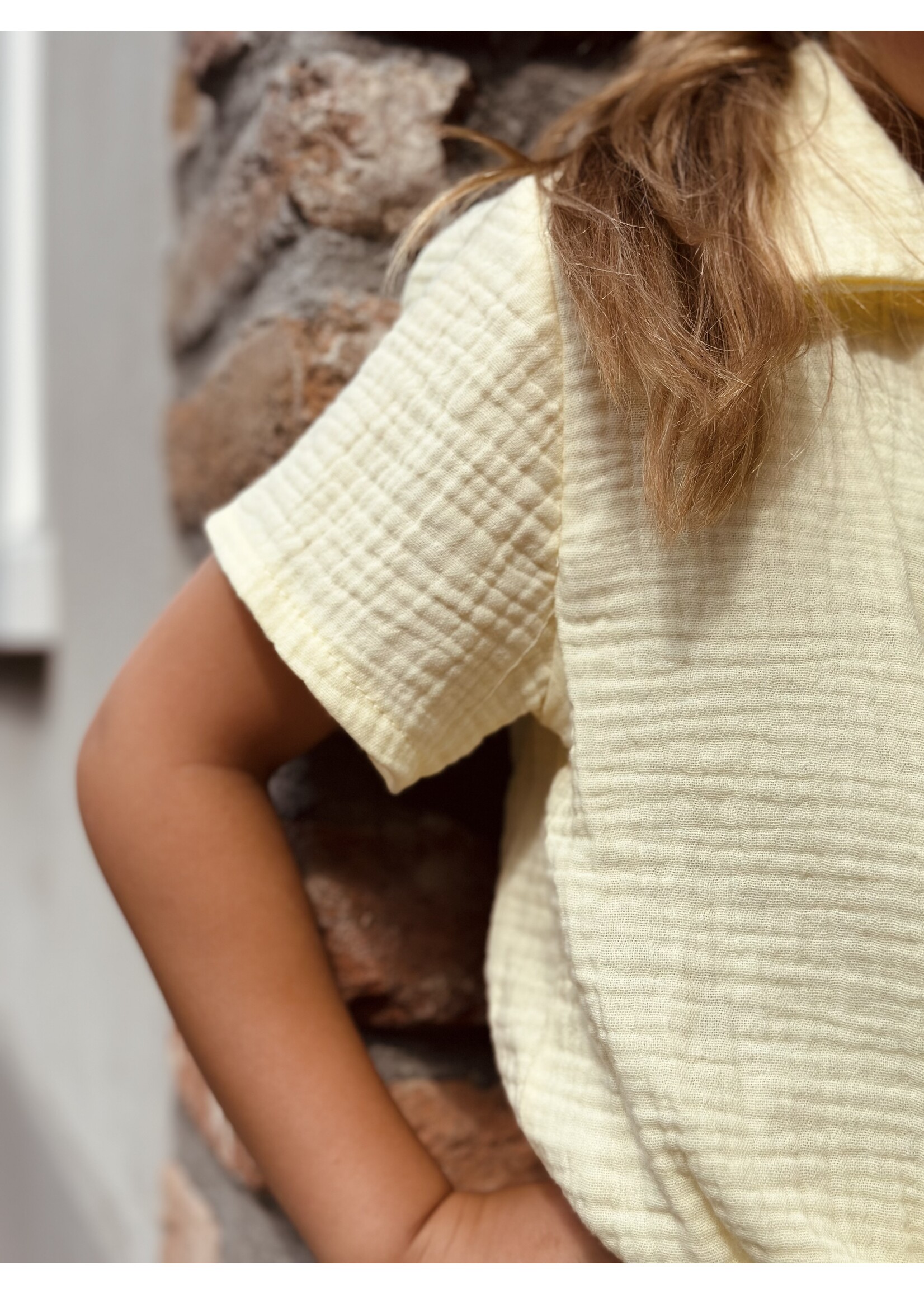 Megan set skirt + top yellow