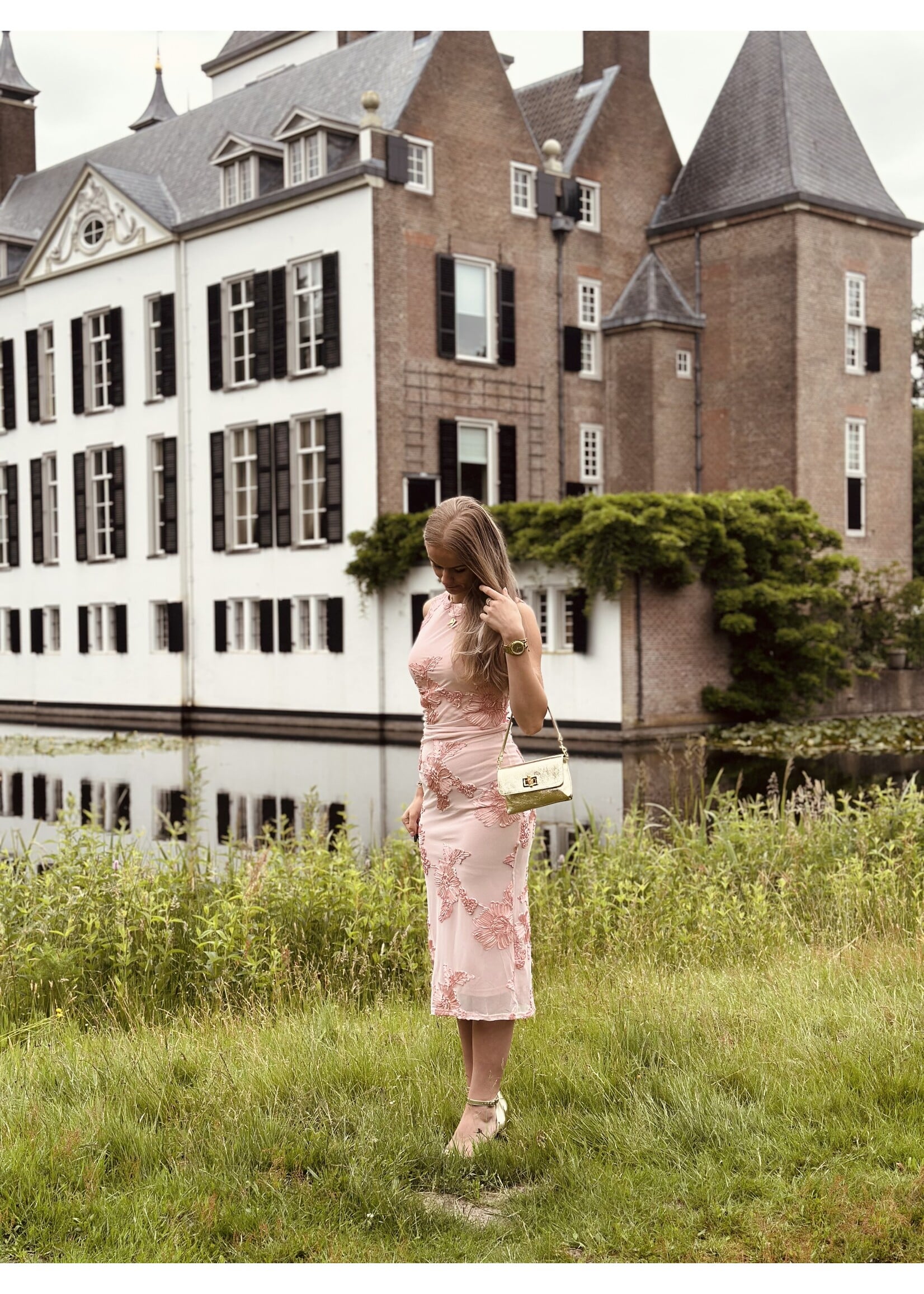 Natashja long dress light pink