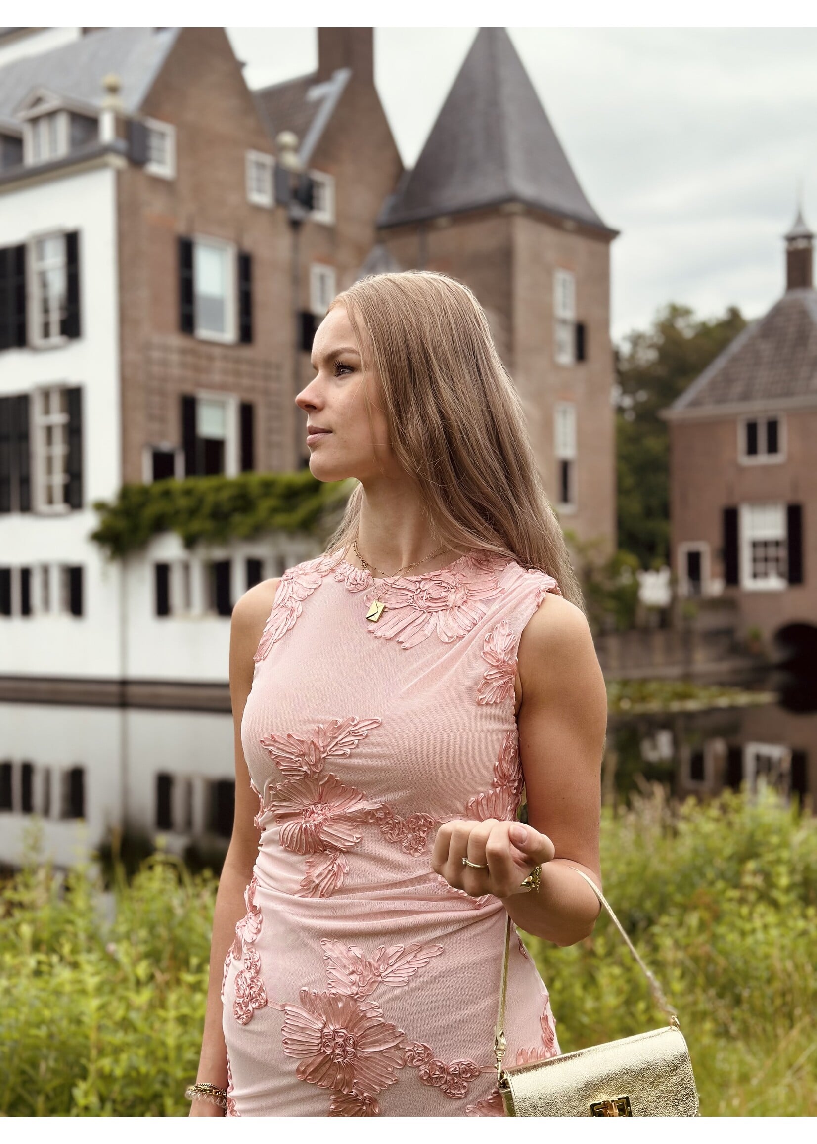 Natashja long dress light pink