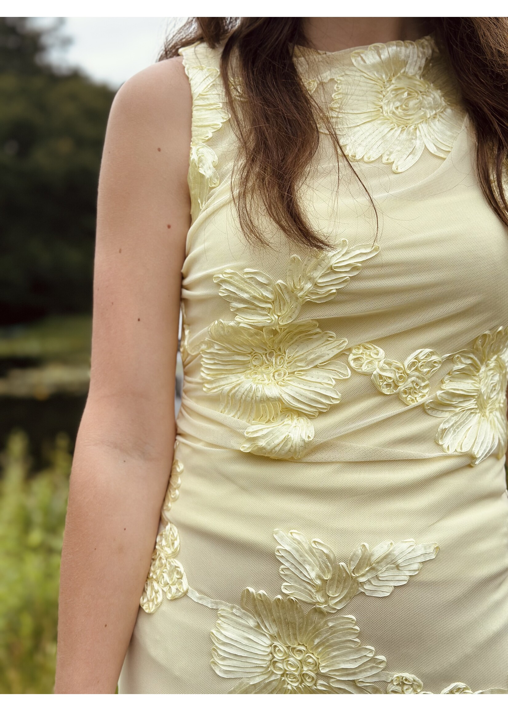 Natashja long dress yellow