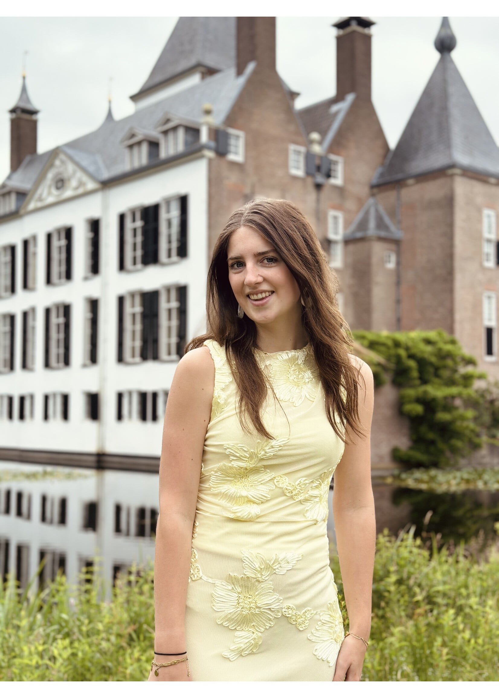Natashja long dress yellow