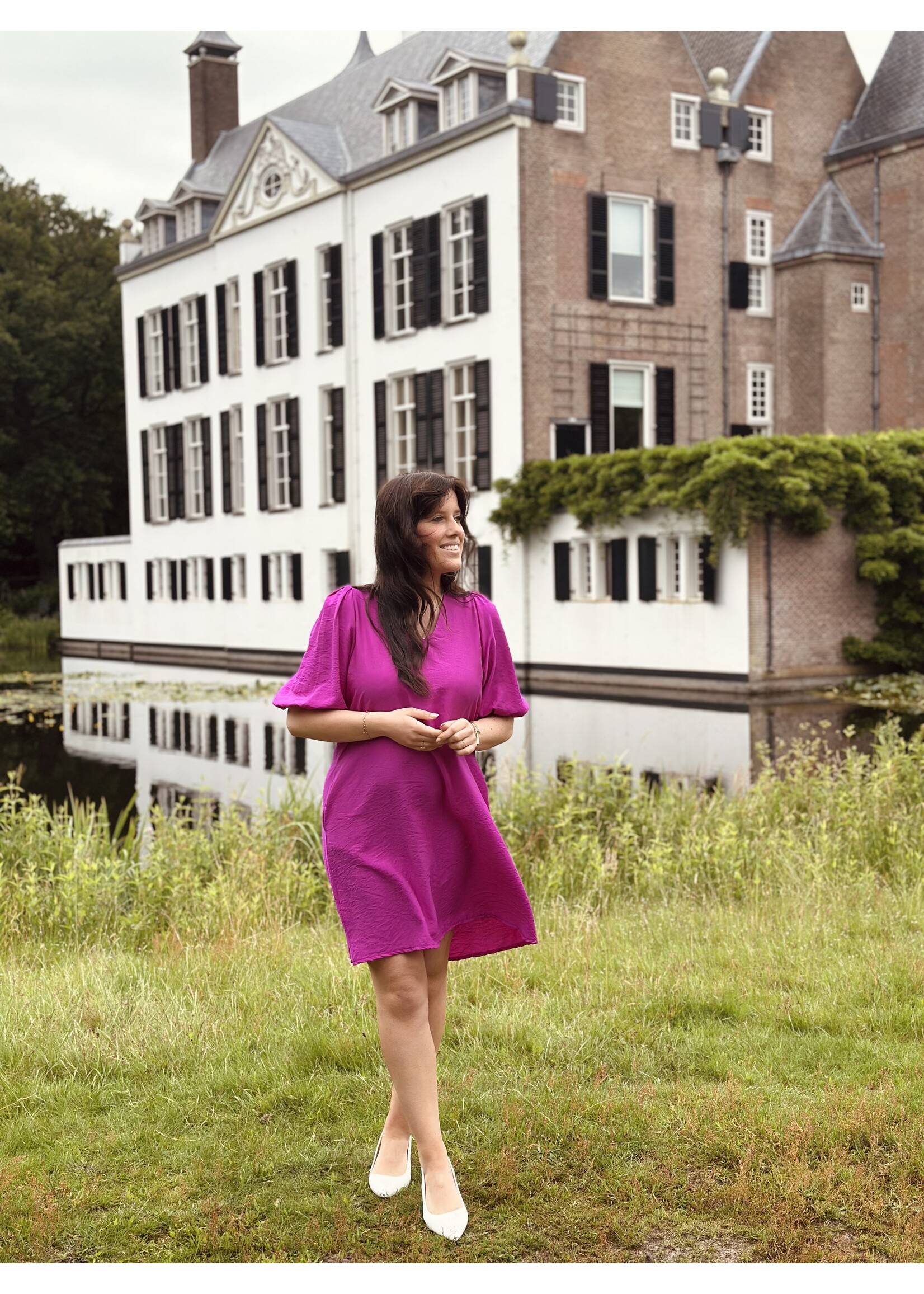 Feliene dress fuchsia