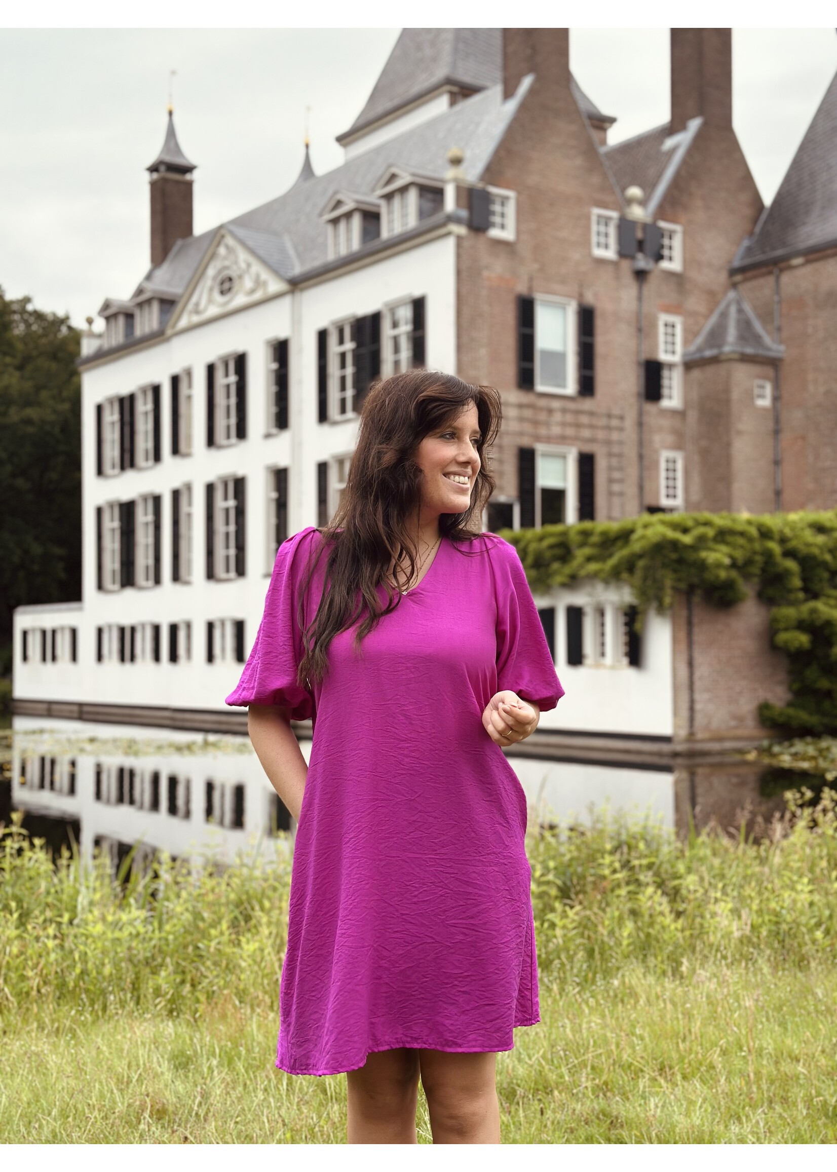 Feliene dress fuchsia