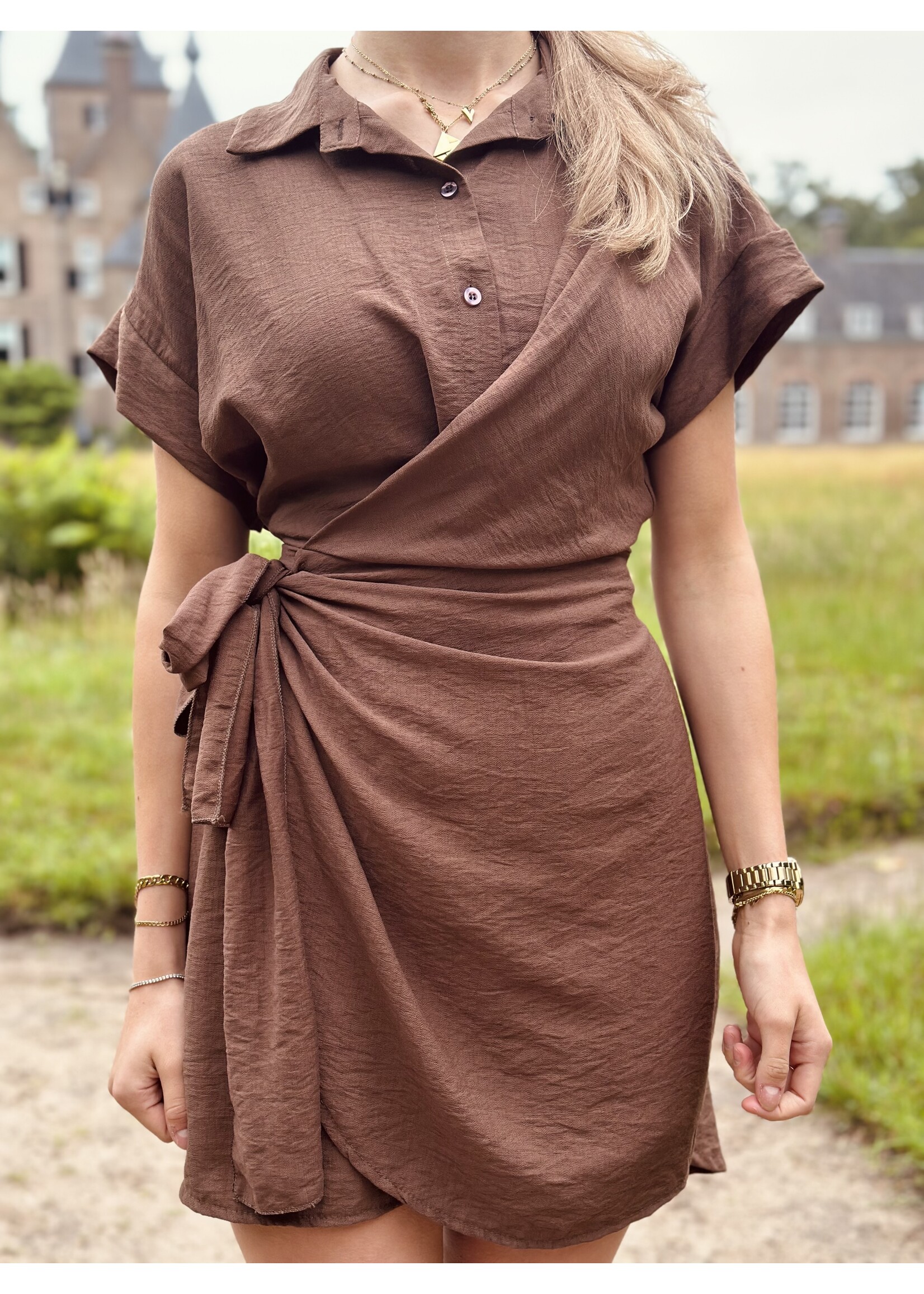 Dorita dress brown
