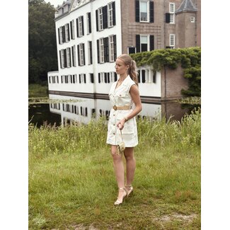 Marinea dress denim white