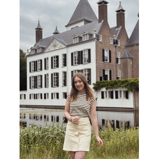 Jelina denim skirt beige