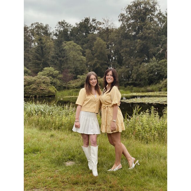 Lofty Manner Lofty Manner Kim dress yellow/gold print