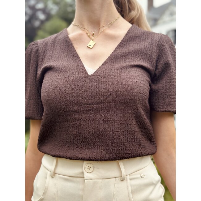 Lofty Manner Lofty Manner Silly top brown
