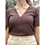 Lofty Manner Lofty Manner Silly top brown