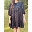 Ryanna feather dress black