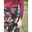 Roze-ann skirt flower print black One Size