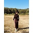Lucie skirt satin dark bordeaux red One Size
