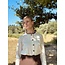 Gabrielle cardigan offwhite/brown One Size