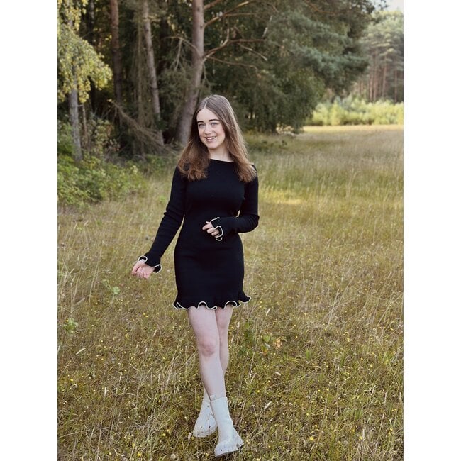 Veraline dress black/offwhite
