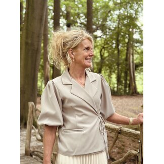 Fione blazer taupe One Size