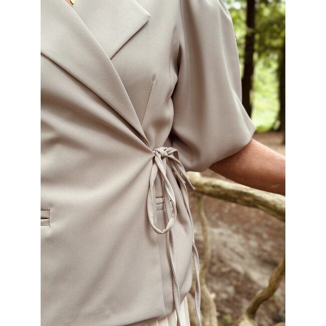 Fione blazer taupe One Size