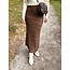 Evyanne long skirt brown