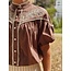 Arina blouse brown broderie print