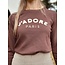 Nynke sweater brown/beige print