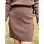 Julane skirt brown gold detail