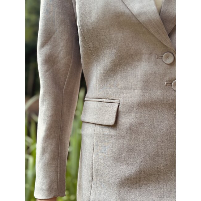 Florenca blazer dress taupe