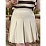 Milamae  plissé skirt beige