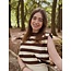 Josephina top stripes beige/brown
