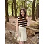 Josephina top stripes beige/brown