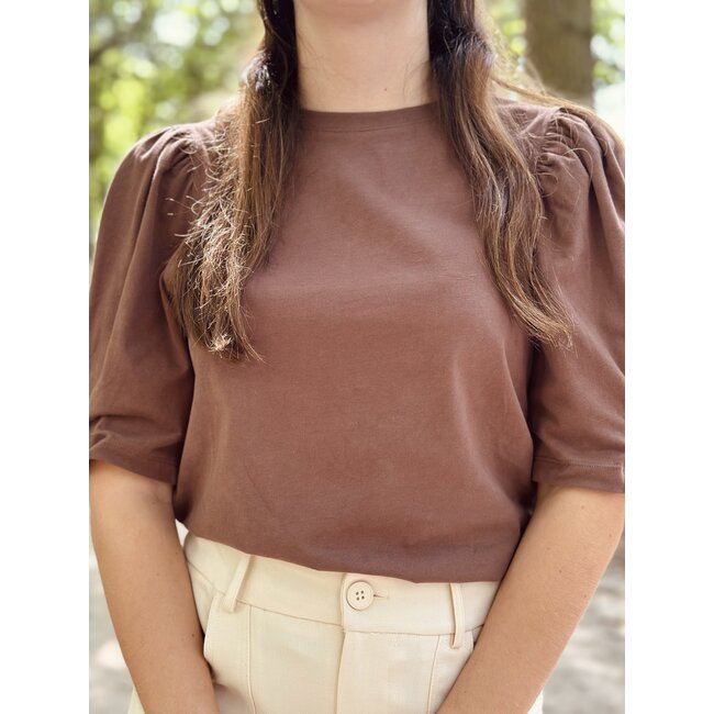 Pauliene T-shirt brown