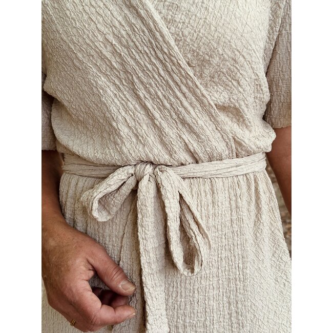 Liana long dress beige