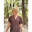 Liana long dress brown
