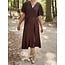 Liana long dress brown