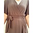 Liana long dress brown