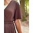 Liana long dress brown