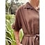 Rieneke long blouse dress brown