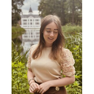 Saralyn top beige