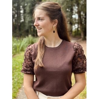 Saralyn top brown