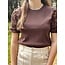 Saralyn top brown