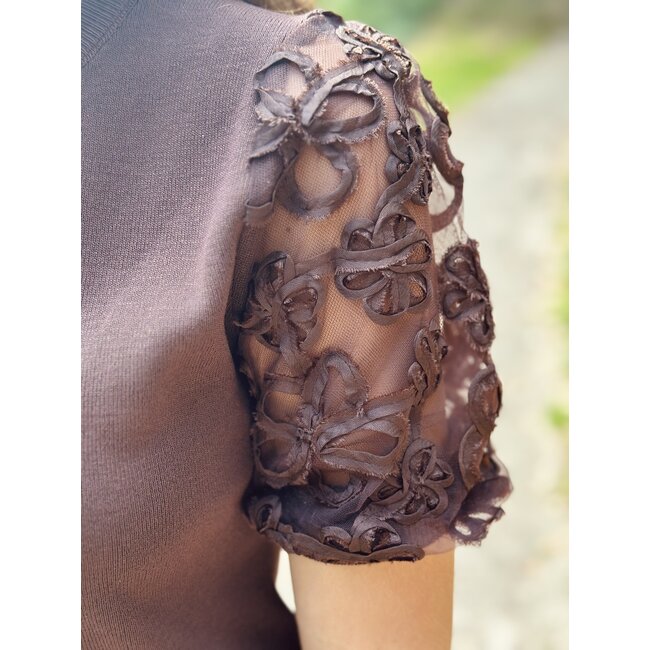 Saralyn top brown