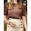 Kailyn top  brown