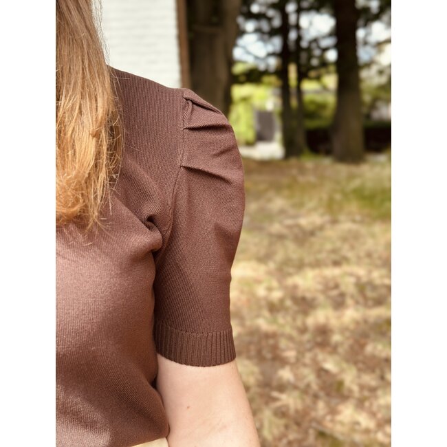 Kailyn top  brown