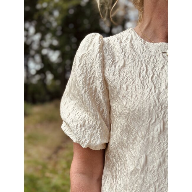 Lofty Manner Lofty Manner Gianna top beige glitter